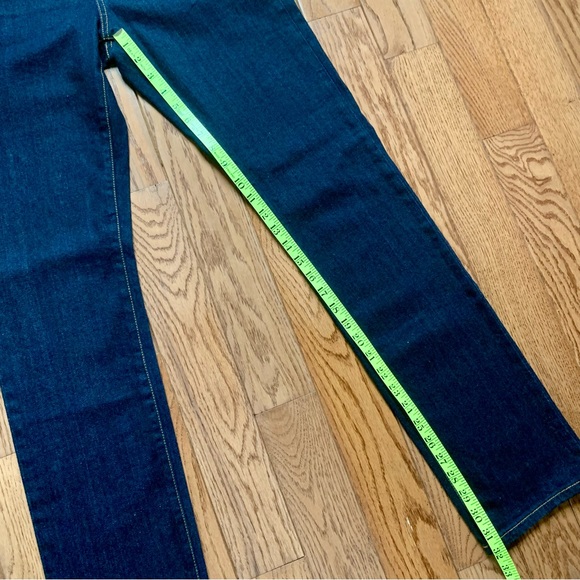 NWT Talbots Jeans Women’s Straight Leg 2 / 26 Blue Denim Mid Rise Dark Wash NEW - Picture 9 of 15